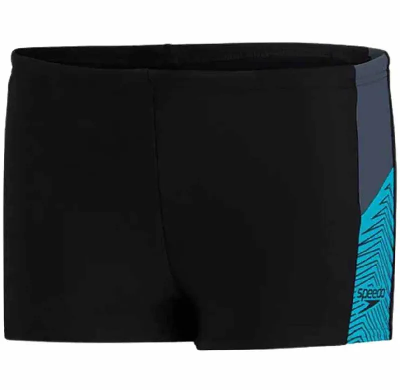 Speedo Boys Dive Aquashort Shorts Black/Grey